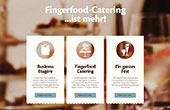 Webdesign Letragere, Fingerfood Catering